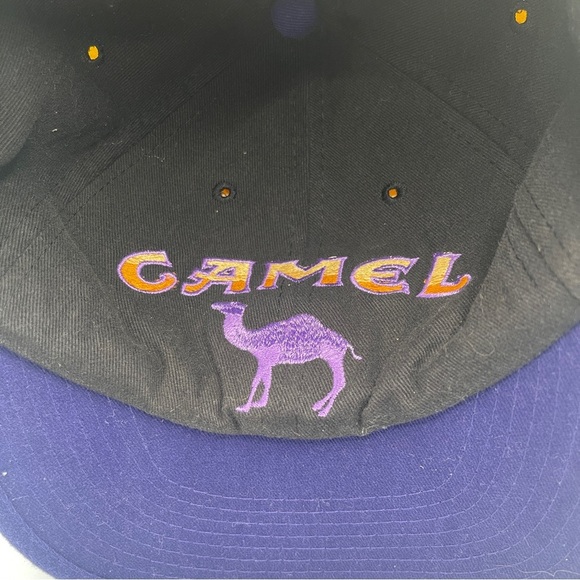 Vtg 90s Smoking Joe Camel Racing Double Hatter - Picture 3 of 5